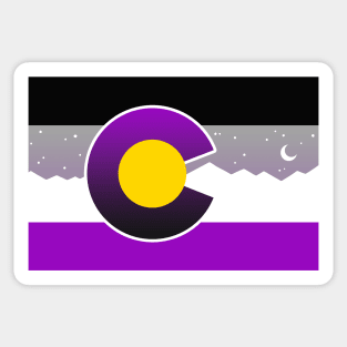 Colorado Flag Ace Asexual Pride Sticker